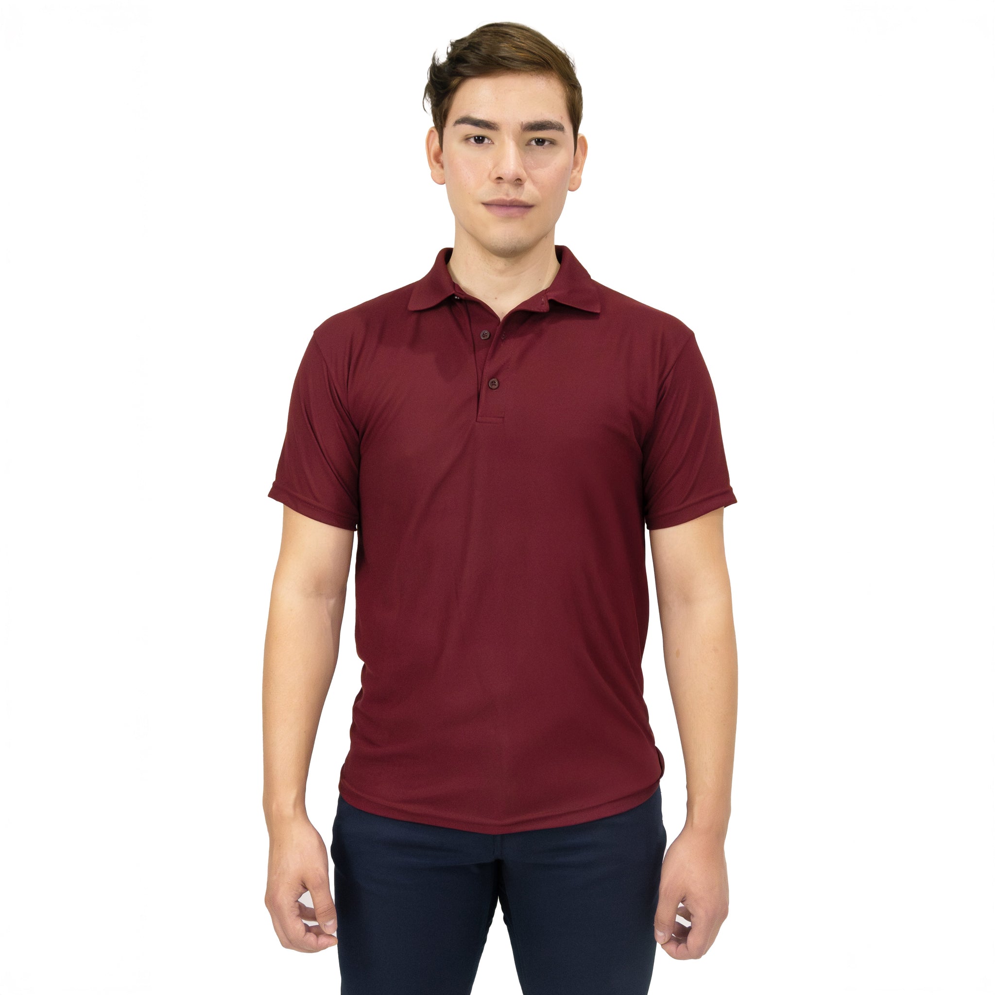 Camisas Polo Color Vino Playera Polo Club Vino Para Hombre EG