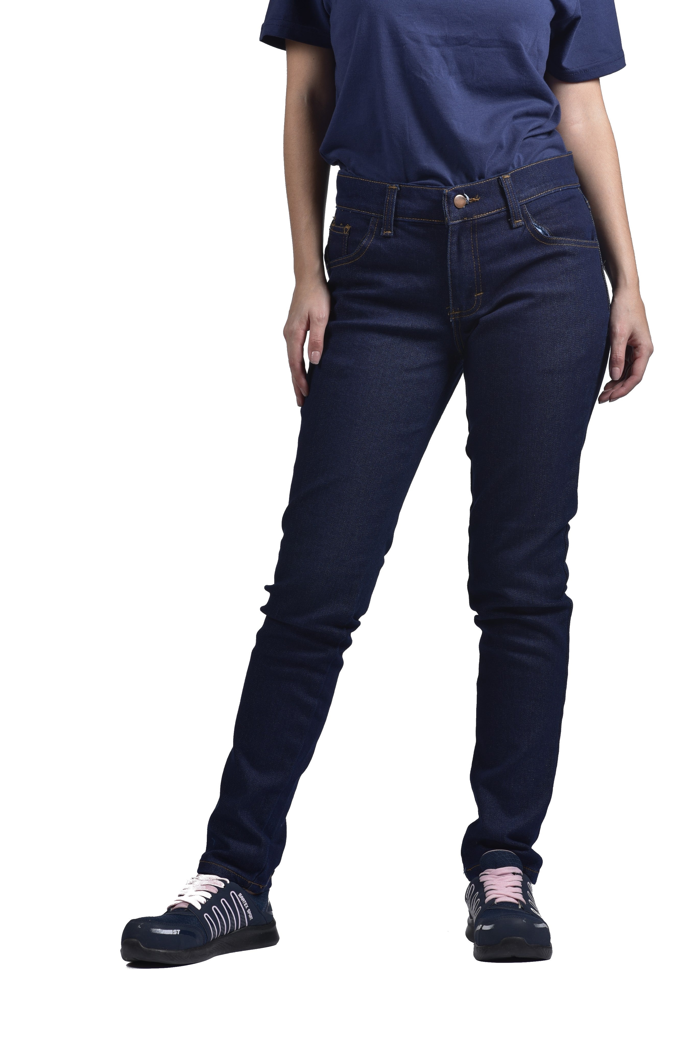 Jeans Industrial Para Mujer –